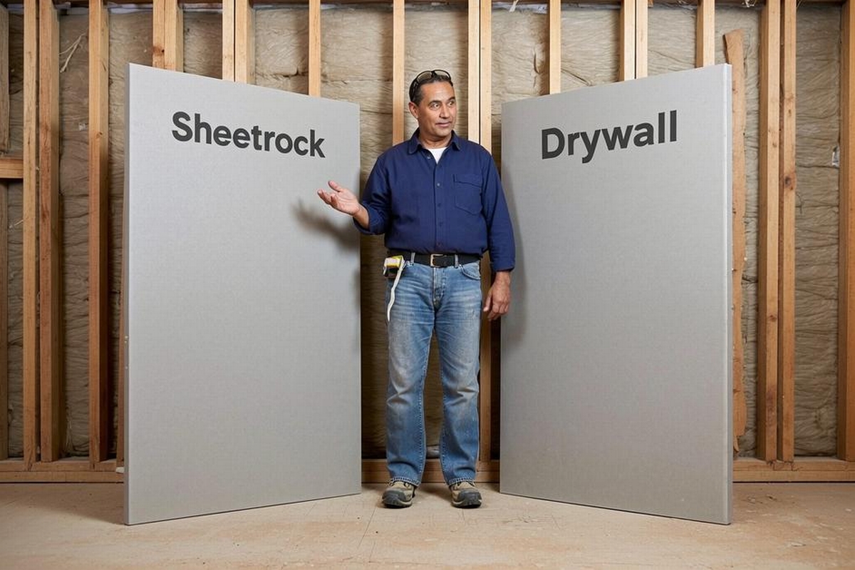 Difference Between Sheetrock and Drywall: What Homeowners Should Know